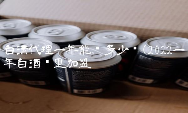 白酒代理一年能赚多少钱(2022一年白酒这里加盟 白酒代理一年能赚多少钱(2022一年白酒这里加盟