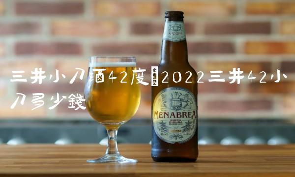 三井小刀酒42度(2022三井42小刀多少钱