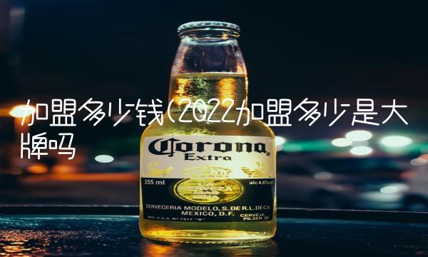 加盟多少钱(2022加盟多少是大牌吗 加盟多少钱(2022加盟多少是大牌吗