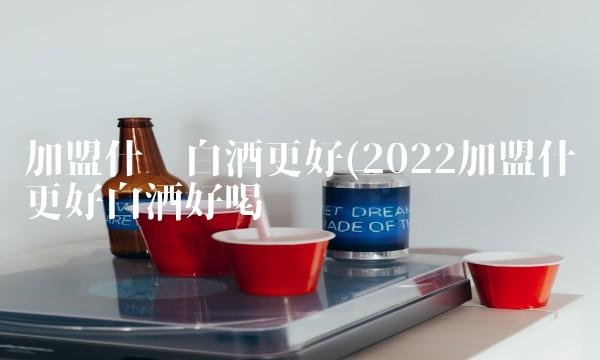 加盟什么白酒更好(2022加盟什么更好白酒好喝吗 加盟什么白酒更好(2022加盟什么更好白酒好喝吗