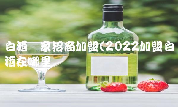 白酒厂家招商加盟(2022加盟白酒在哪里买 白酒厂家招商加盟(2022加盟白酒在哪里买