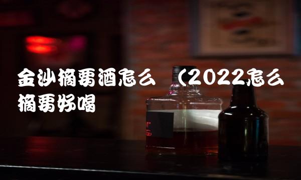金沙摘要酒怎么样(2022怎么样摘要好喝吗