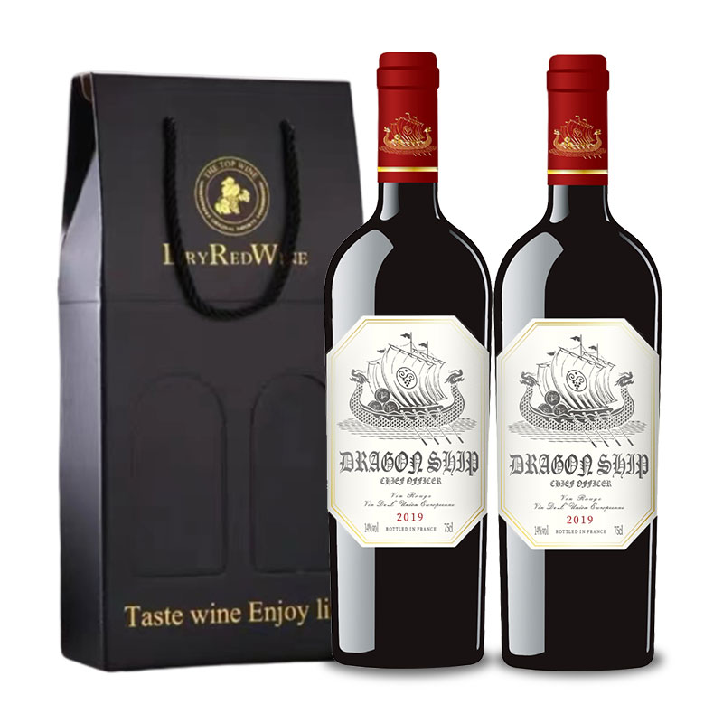 法国原瓶进口龙船大副珍藏级干红葡萄酒【橡木桶陈酿/送礼佳品】