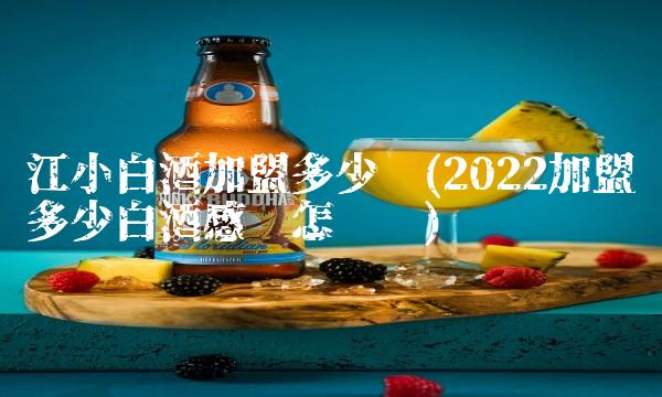 江小白酒加盟多少钱(2022加盟多少白酒感觉怎么样) 江小白酒加盟多少钱(2022加盟多少白酒感觉怎么样)